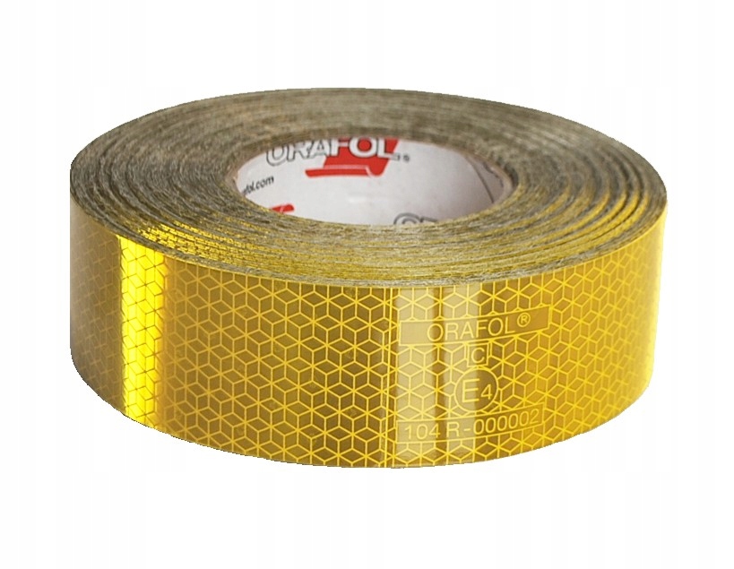 

Oralite VC 104+ taśma odblaskowa na plandeki żółta