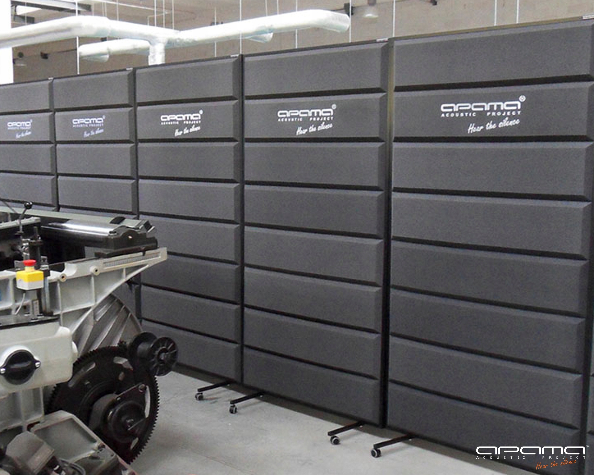 Pokrowiec do ekranu akustycznego mobilnego 2x1m Marka Apama