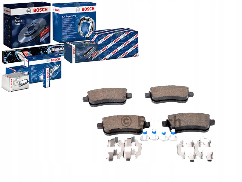 Brzdové Destičky Renault Zadní Megane 08- Bosch