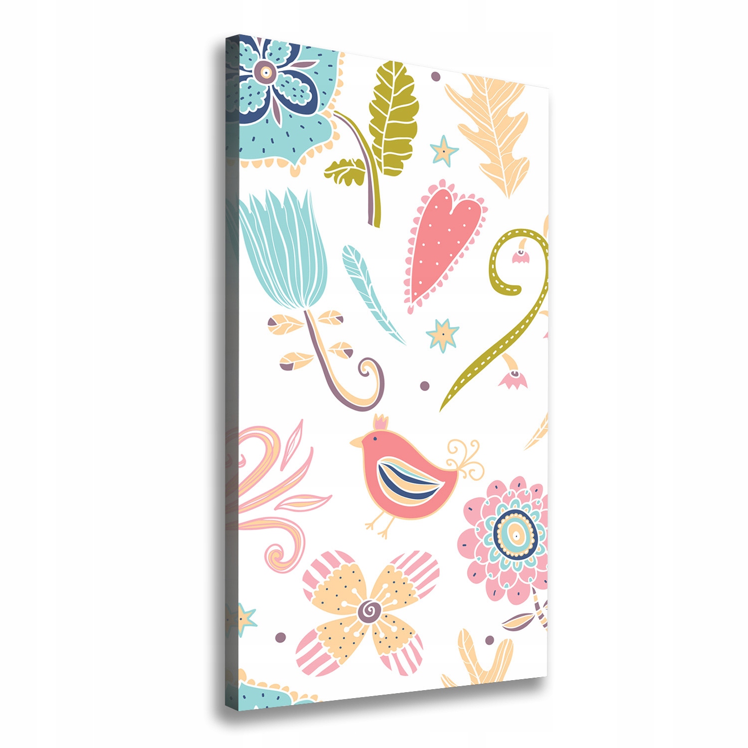 

Foto obraz na płótnie Rośliny i ptak 70x140 cm