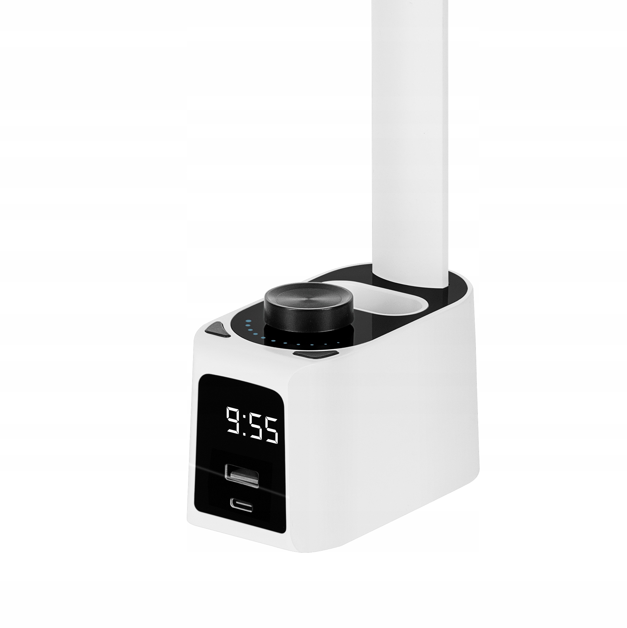 LAMPKA NA BIURKO BIURKOWA NOCNA SZKOLNA ZEGAR REGULACJA ZMIANA BARW MOCNA Marka Rebel