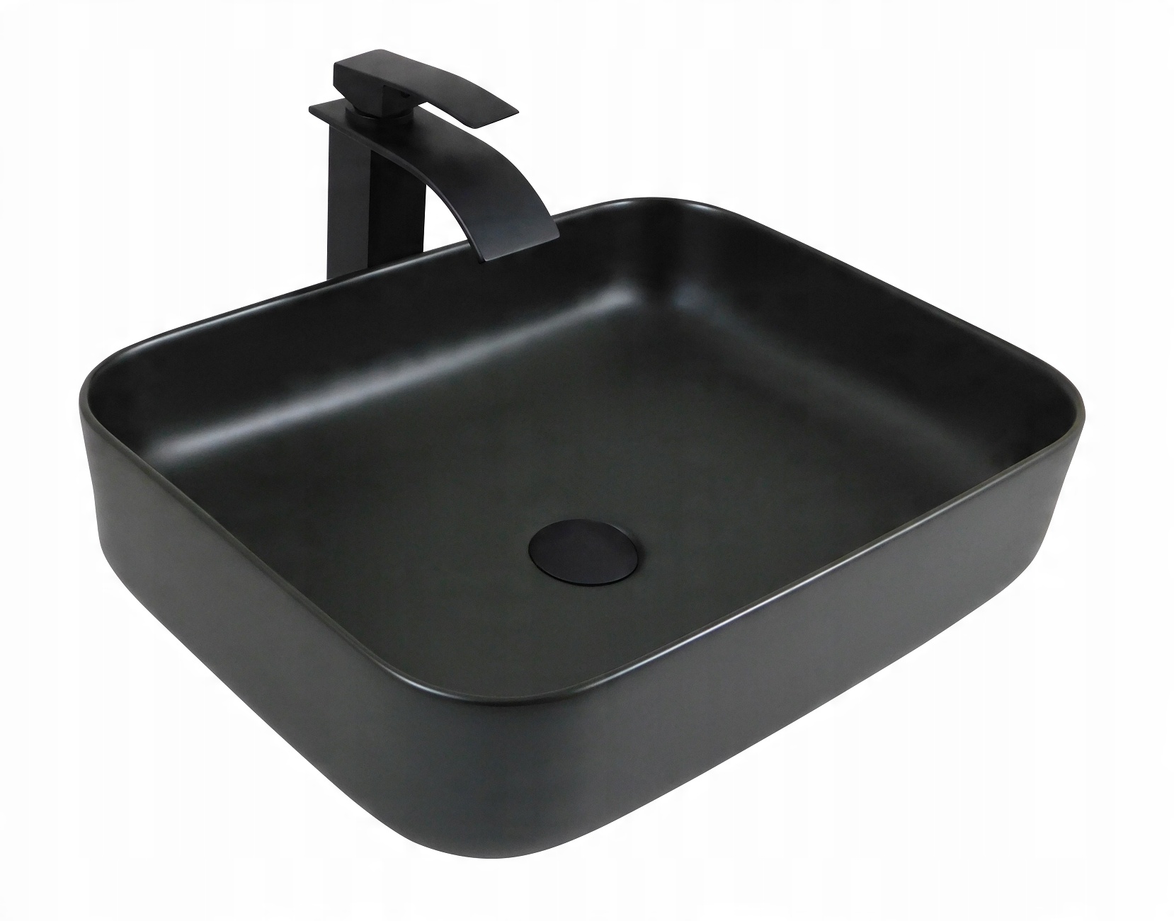 

Umywalka Agra czarna matowa 50x39x13 Estiva