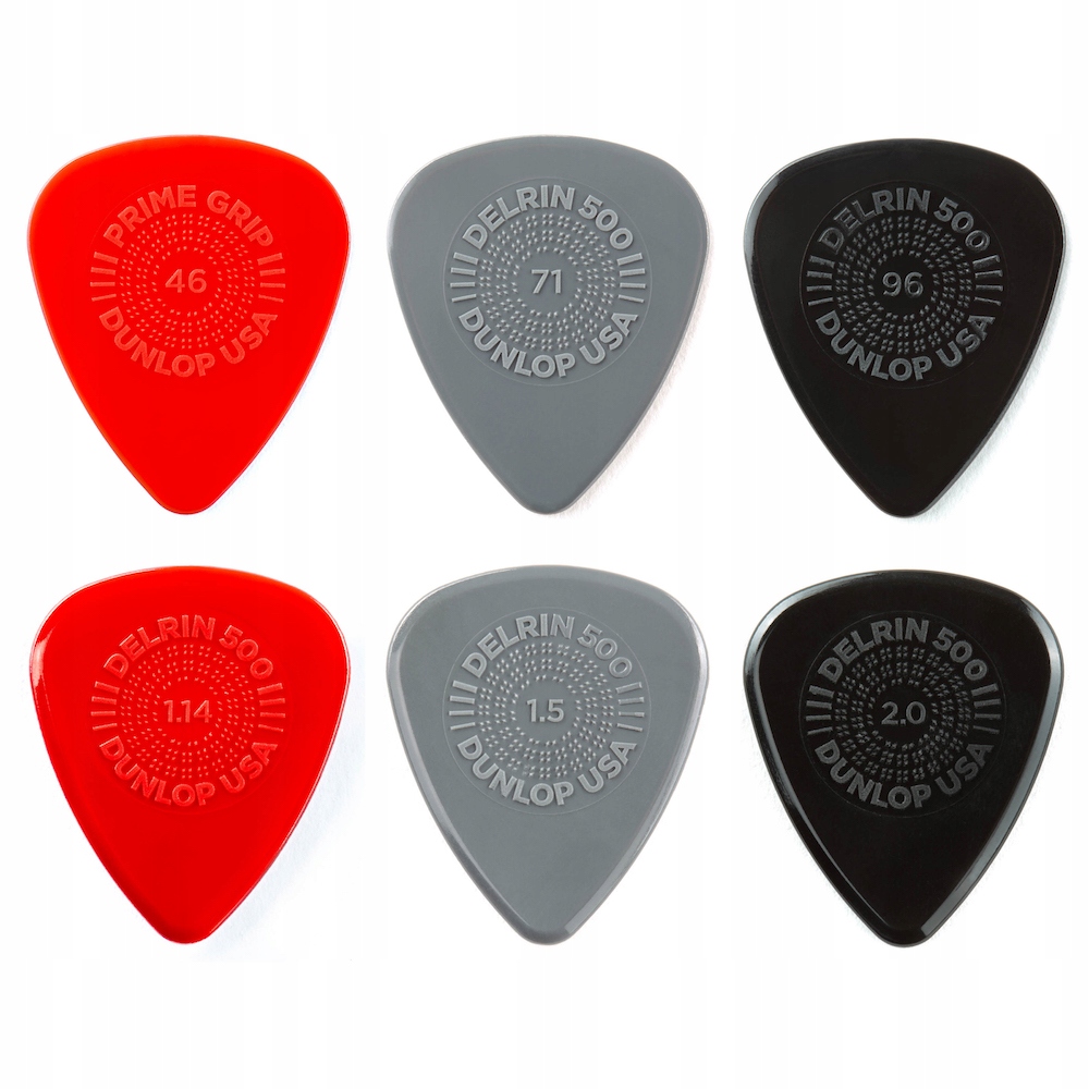 

Kostka do gitary 6 Szt Dunlop Prime Grip Delrin