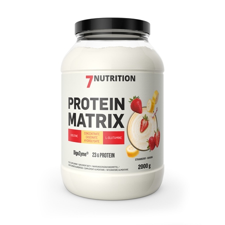 7NUTRITION Protein Matrix 2000 G Bílkovina Kasein Kreatin L-glutamin