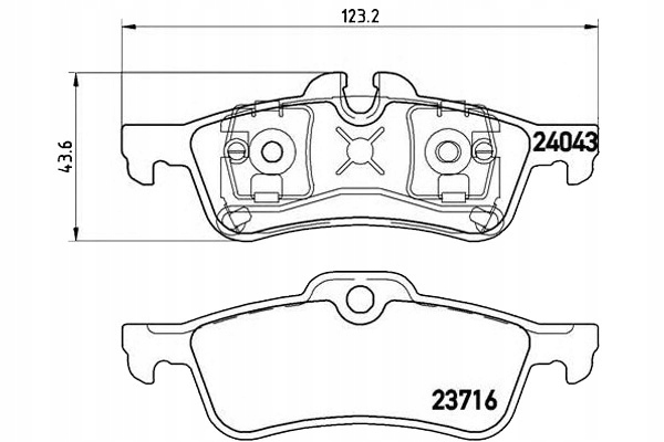 Brembo Brzdové Destičky Mini Cooper,one 03- Zadní Asistent řidiče #28