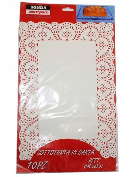 

Sottotorta ażurowa serwetka pod ciasto 26 x 37 cm