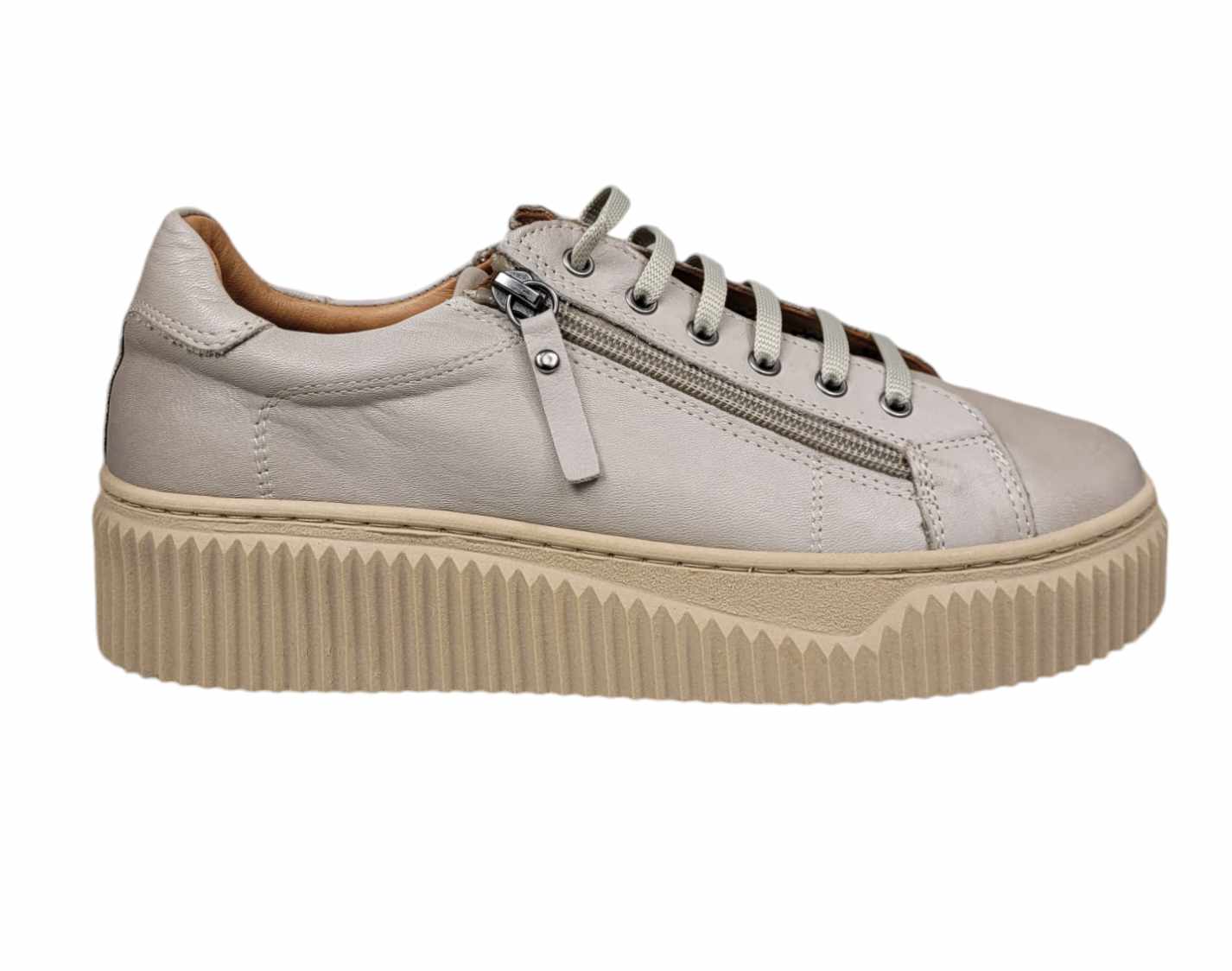 Vacarro Polobotky Tenisky 0116-11 Tmavě Béžová vel. 39