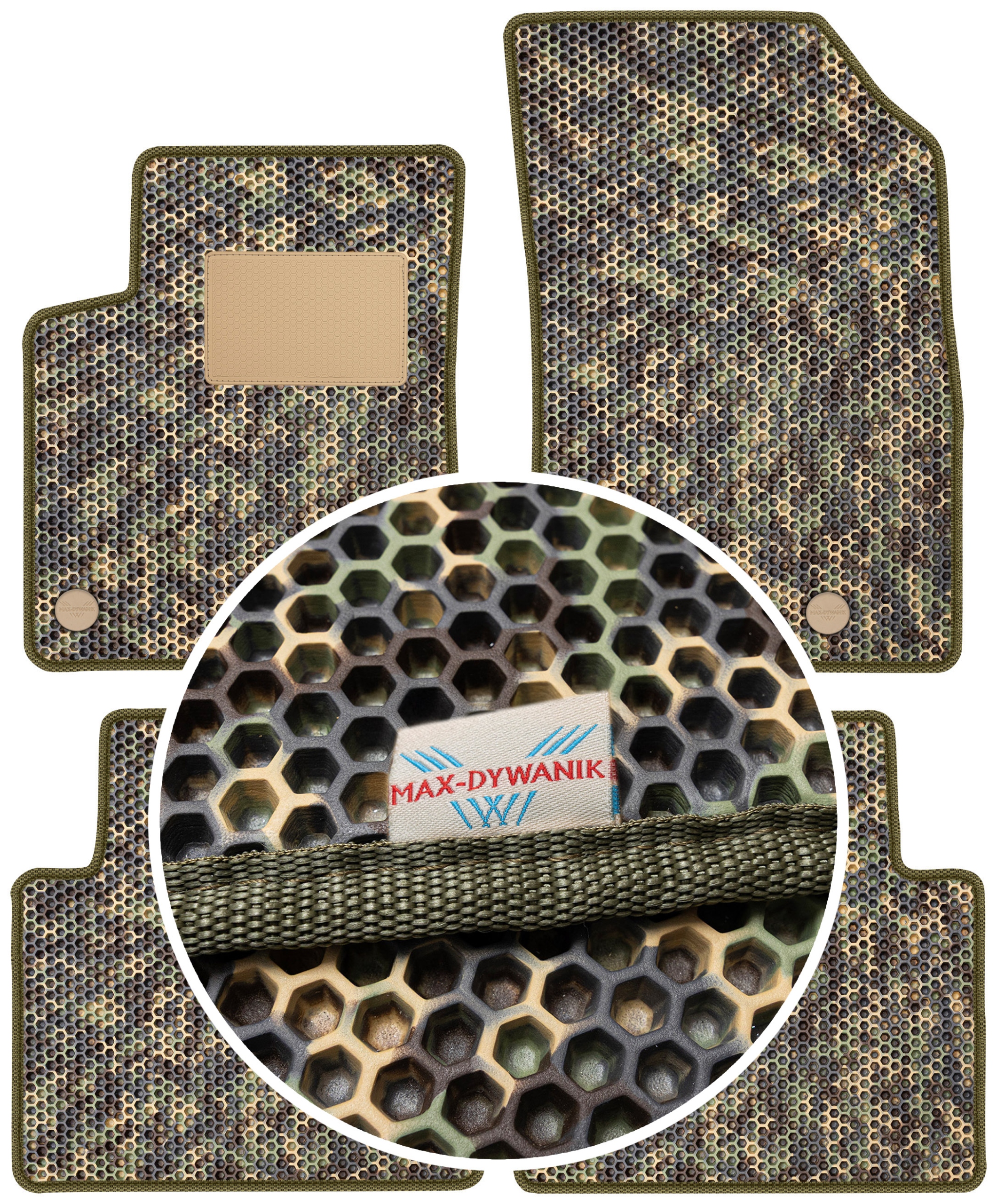 Opel Crossland X 2017 Gumové rohože do auta Eva Moro