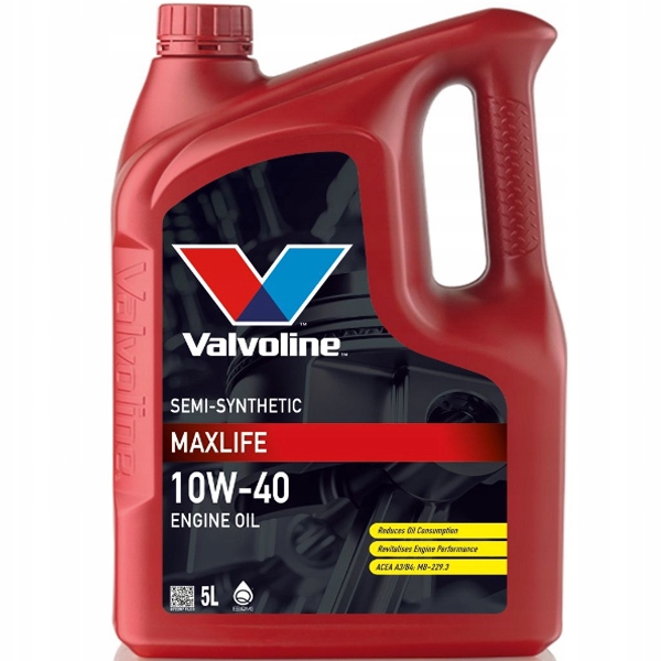 Valvoline 10W-40 Maxlife 5L