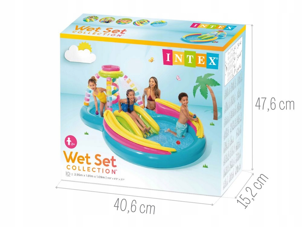 Dmuchany plac zabaw RAINBOW Basen Intex 56137 Marka Intex