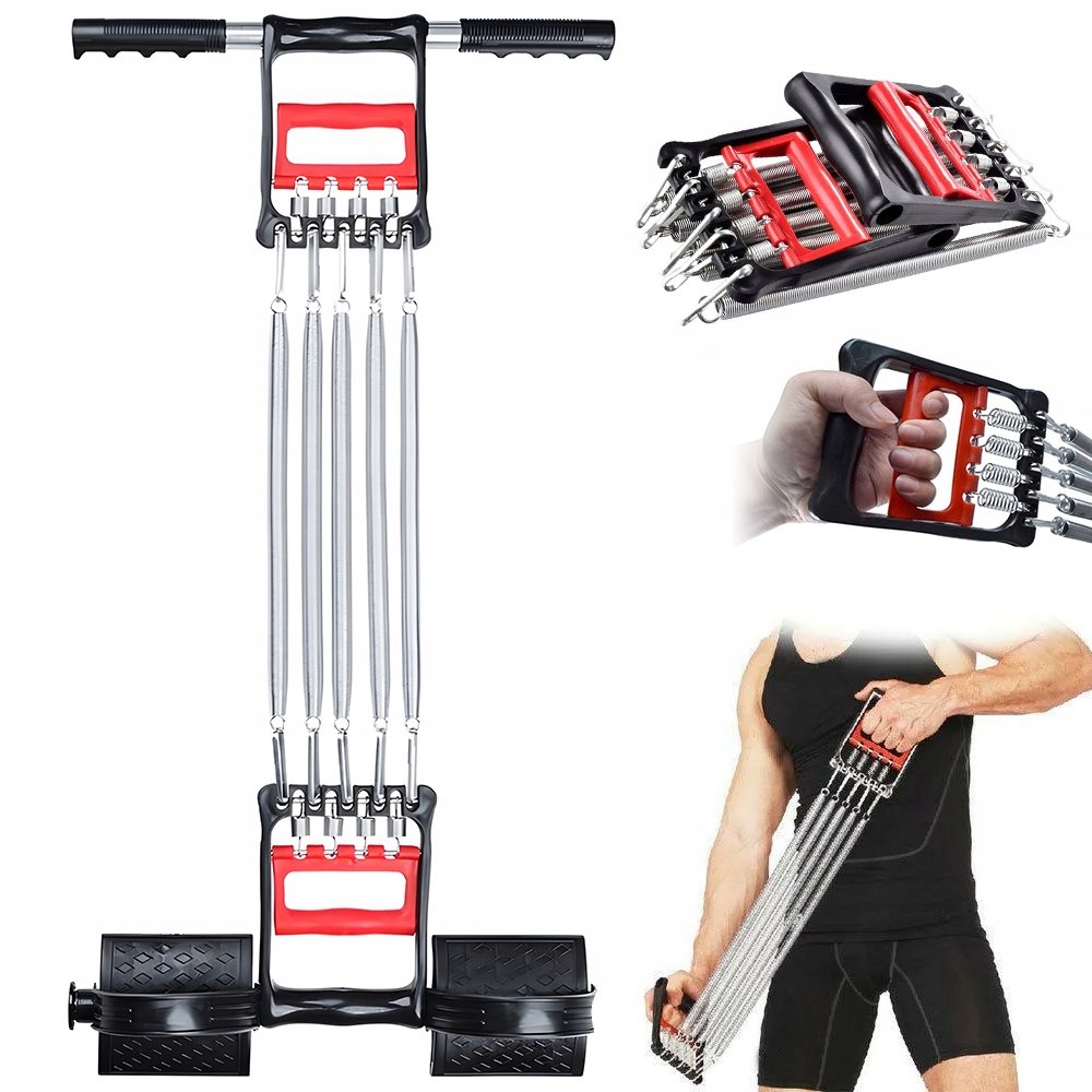 Ekspandery 5 Sprężynowy Do Fitnessu Na Ramiona I Klatkę Piersiową