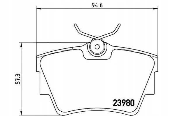 Brembo Brzdové Destičky Renault Trafic 01- Zadní Bre