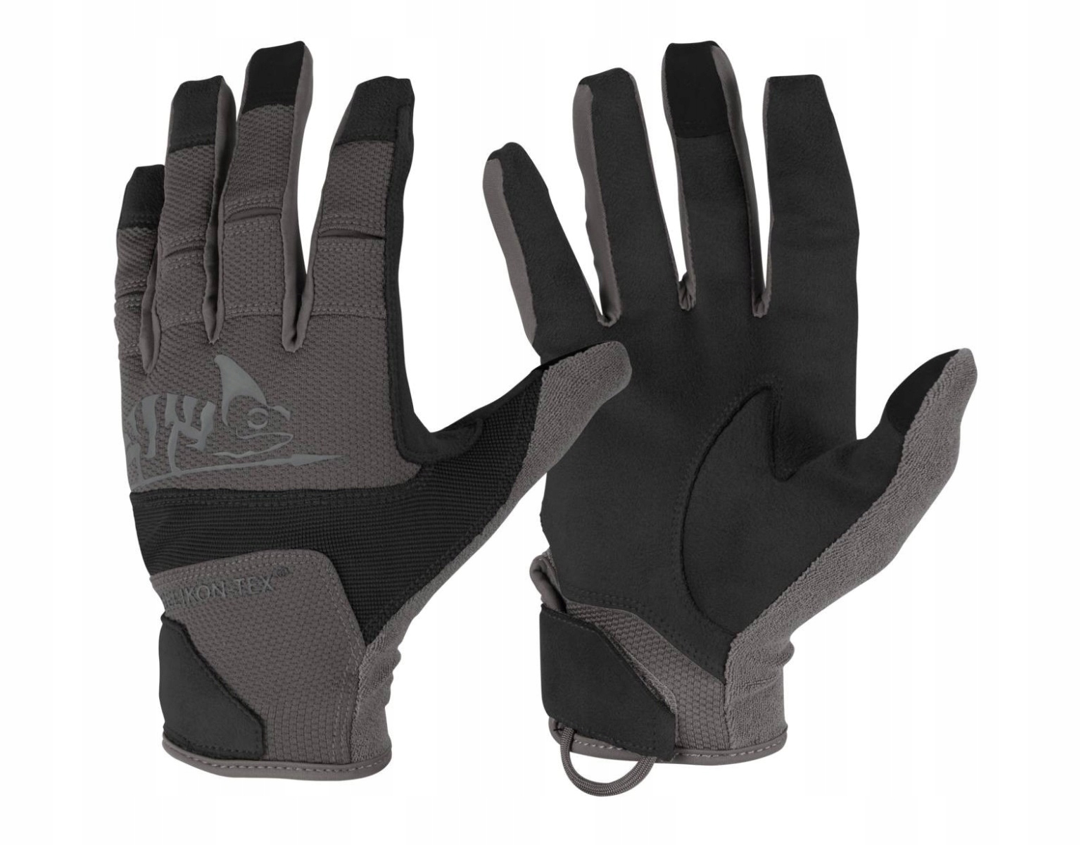 Taktické rukavice Helikon-Tex Range Tactical šedo-černé XL