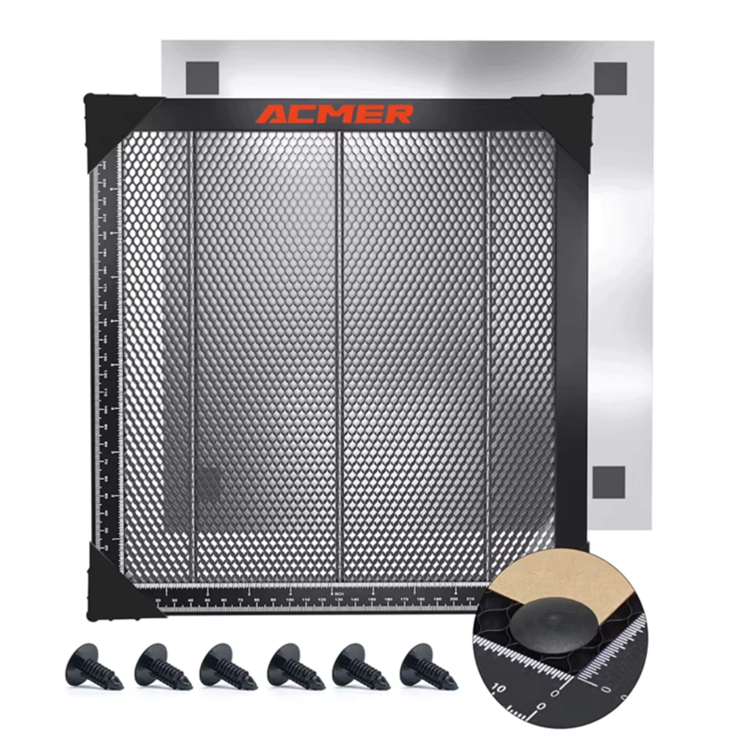 Pracovní stůl pro laserové řezání Medová Plástev 400x400 mm pro gravírování