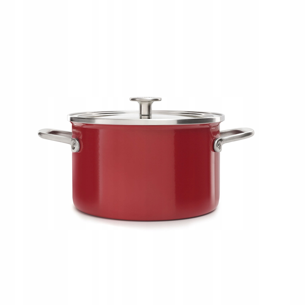 

Garnek emalia 3,7l czerwony +pokrywka KitchenAid