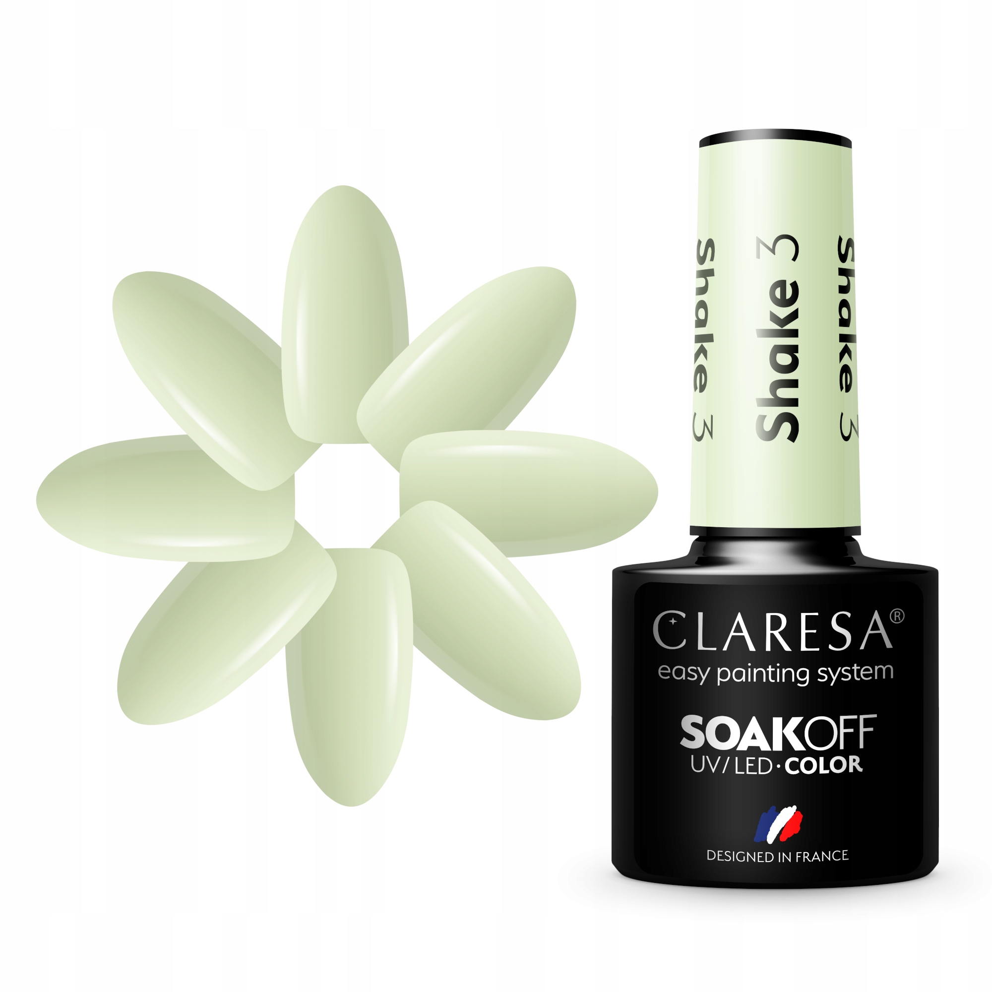 

Claresa Kremowy Pastel Lakier Hybrydowy 5ml SHAKE3