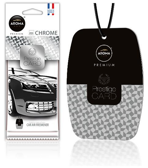 

Aroma Prestige Card zawieszka samochodowa Chrome