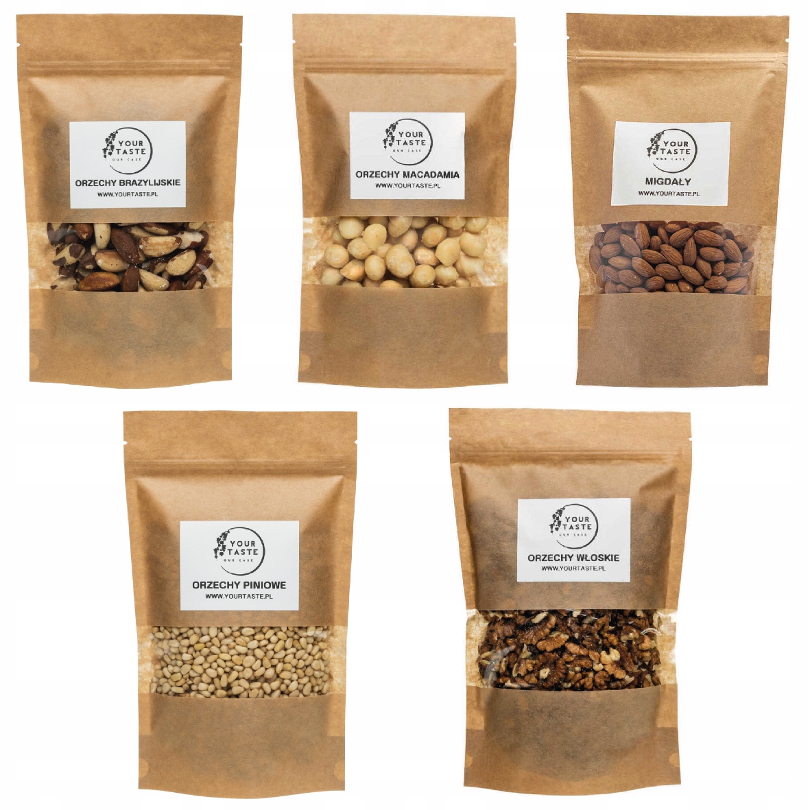 Your Taste Keto XXL Macadamia 250 g Pini 250 g Brazilské 500 g Vlas