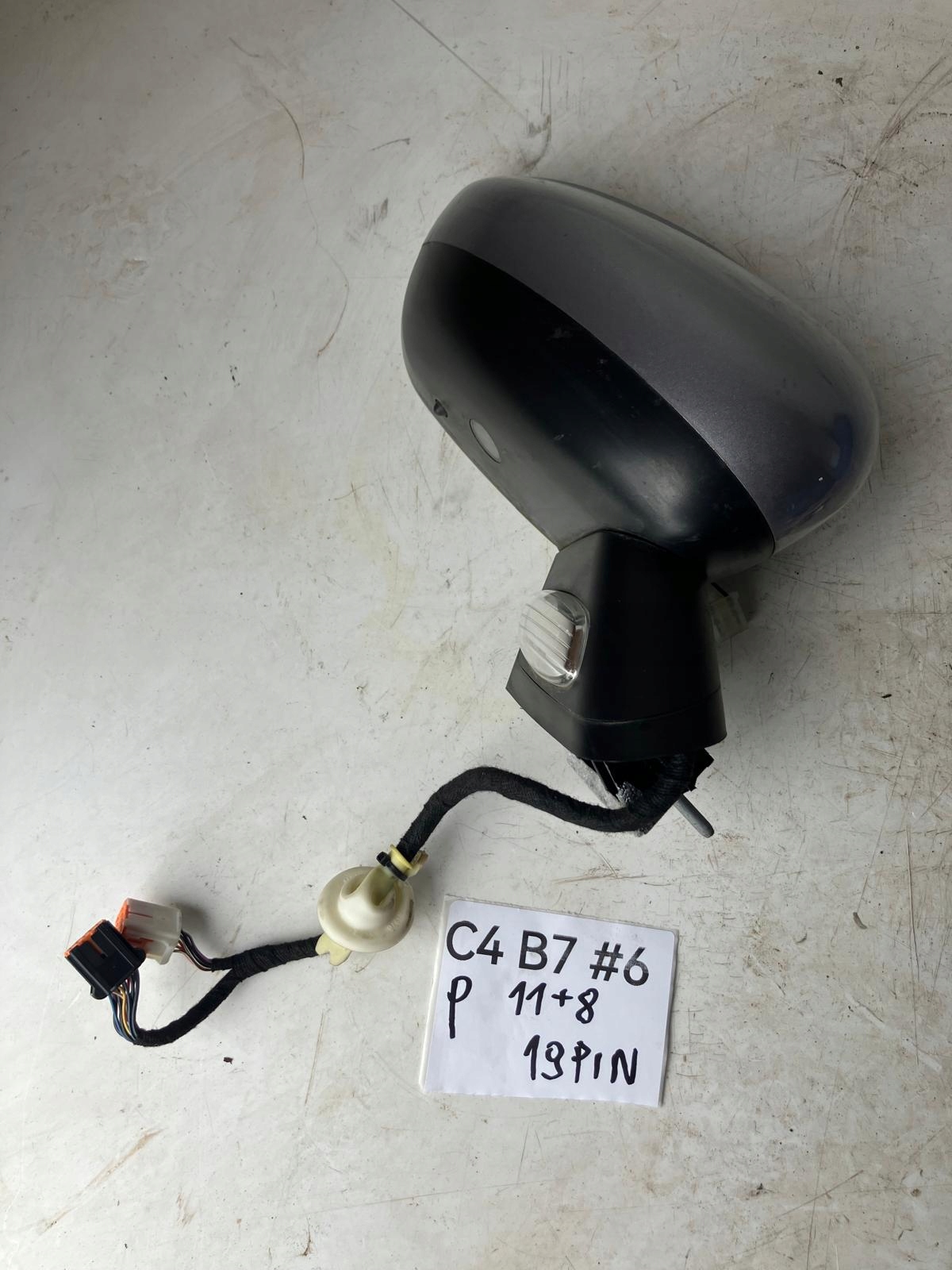 mirror right CITROEN C4 II B7 KCA KCAC 19 PIN EUROPA ASYSTENT