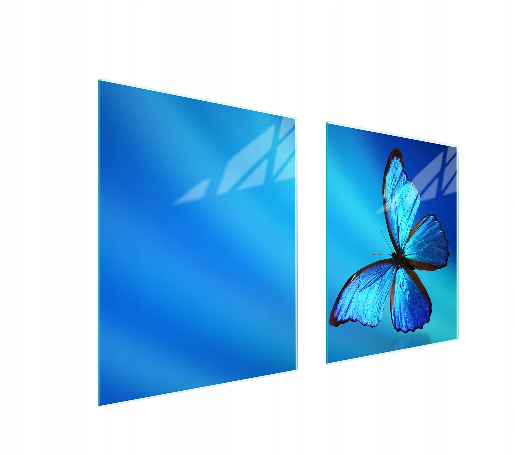 Skleněná Ochranná Deska Na Sporák 85x52 Motýl Tvrzené Sklo