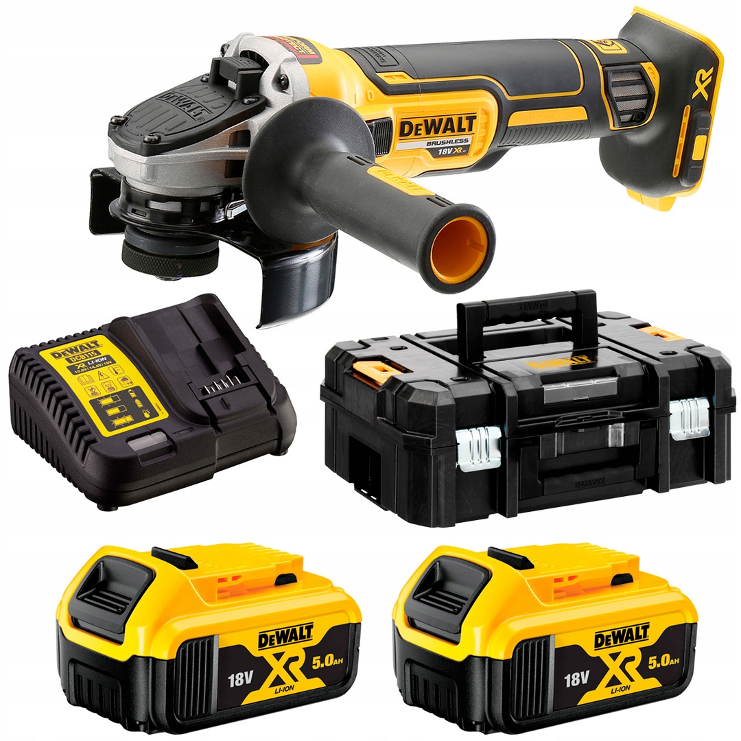 

DeWalt DCG405P2 szlifierka akumulatorowa 125mm 18V
