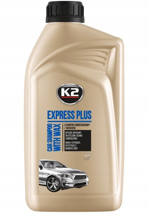K2 Express Plus Szampon 1000 ML Szampon Do Mycia Auta Z Woskiem Samochodu