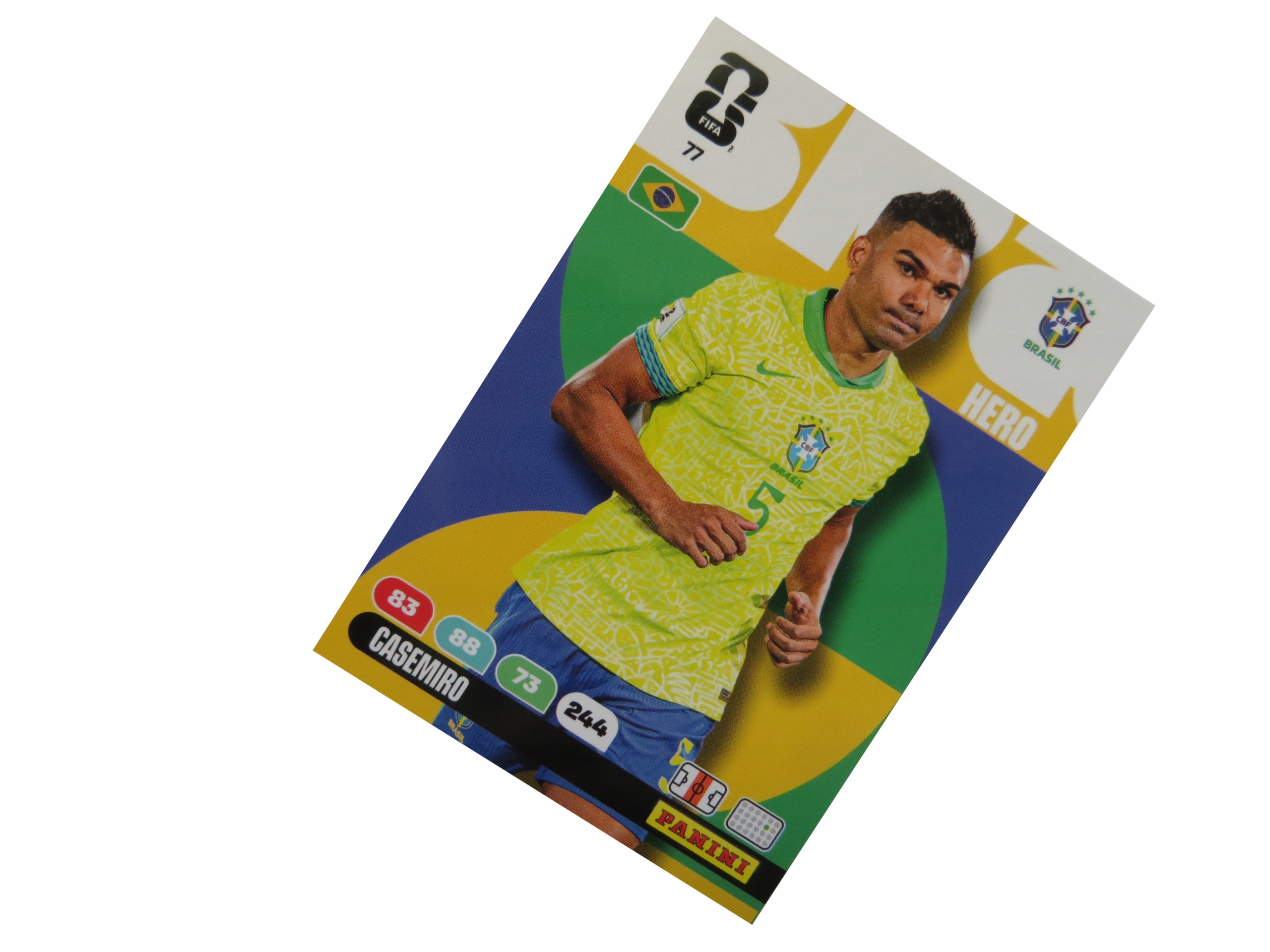 Panini Fifa World Cup 2026 Karty Piłkarskie Hero 77 Casemiro Brazylia