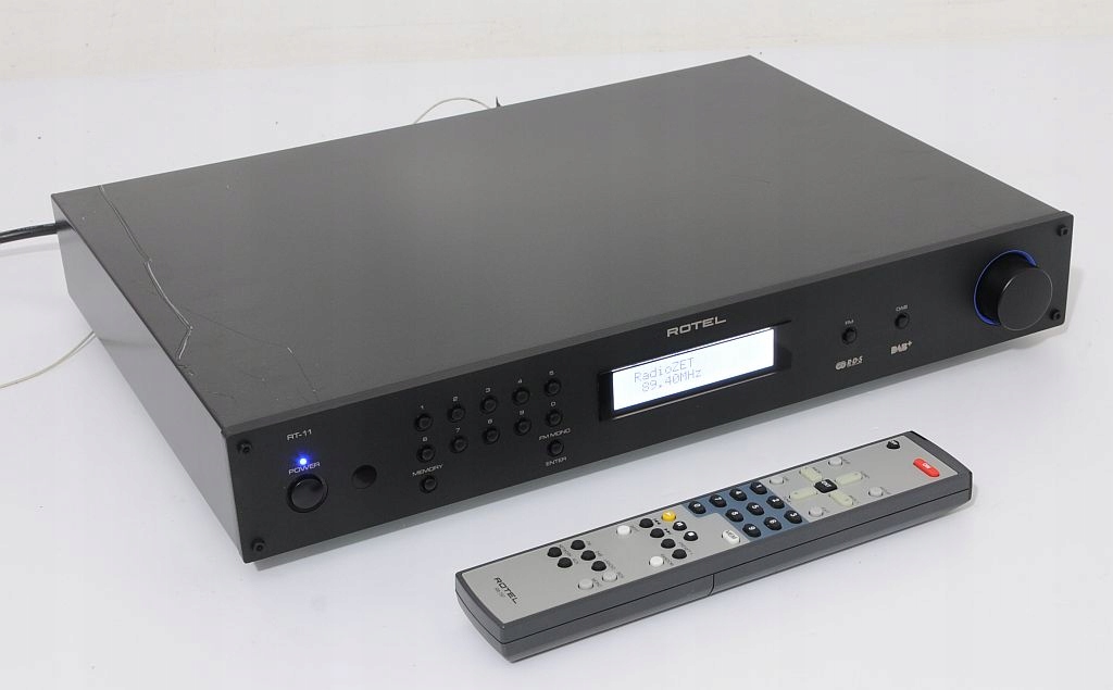 ROTEL RT-11 TOPOWY TUNER RADIOWY CYFROWY DAB+ RDS PILOT ! Kolor czarny