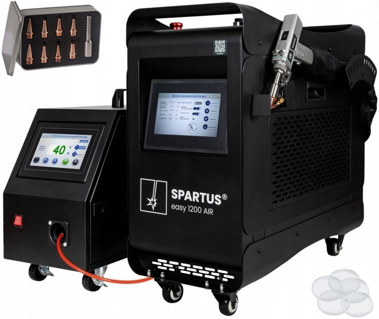 Spawarka Laserowa Spartus Easy 1200AIR 4W1 Chłodzona Gazem 1200W Cięcie