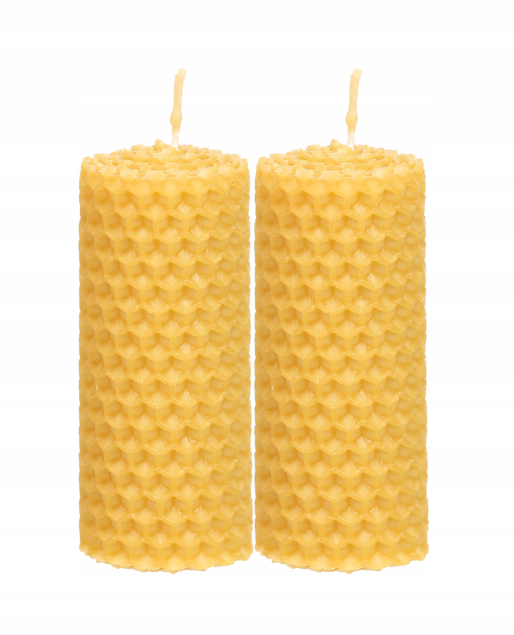 

Naturalna Świeca z węzy pszczelej 8/3 cm 2 sztuki