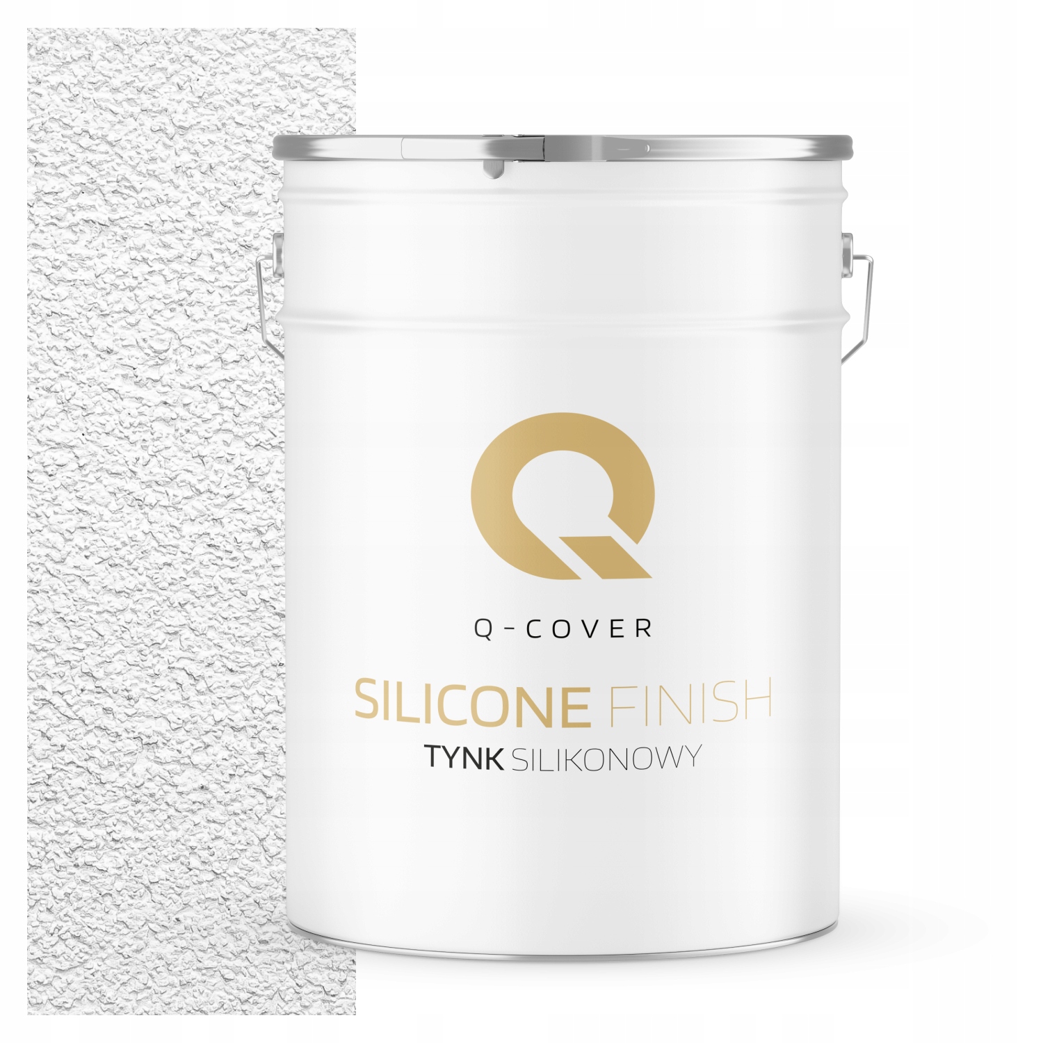 Tenkovrstvová silikónová omietka 25 kg – teplá biela F101, zrnitosť 1,5 mm, škrabaná štruktúra