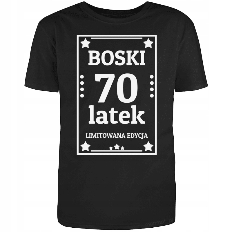 

Koszulka Urodziny Boski 70 Latek Edycja Limit. XL