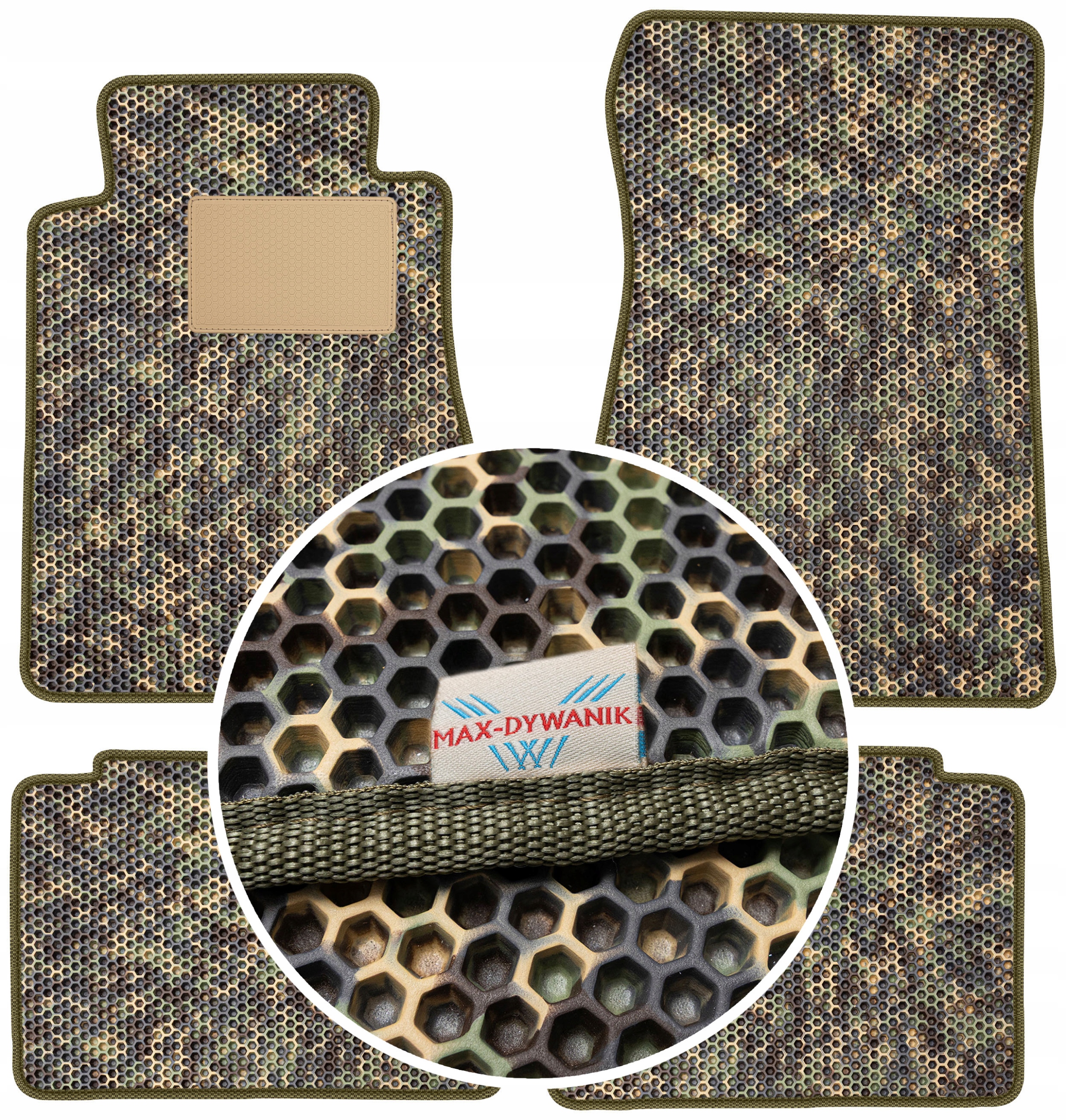 Mercedes C-Class W201 1982-1993 Gumové rohože do auta Eva Moro