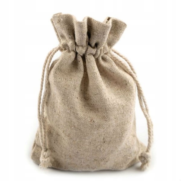

Worek woreczek len 10x14 cm eko naturalny lniany