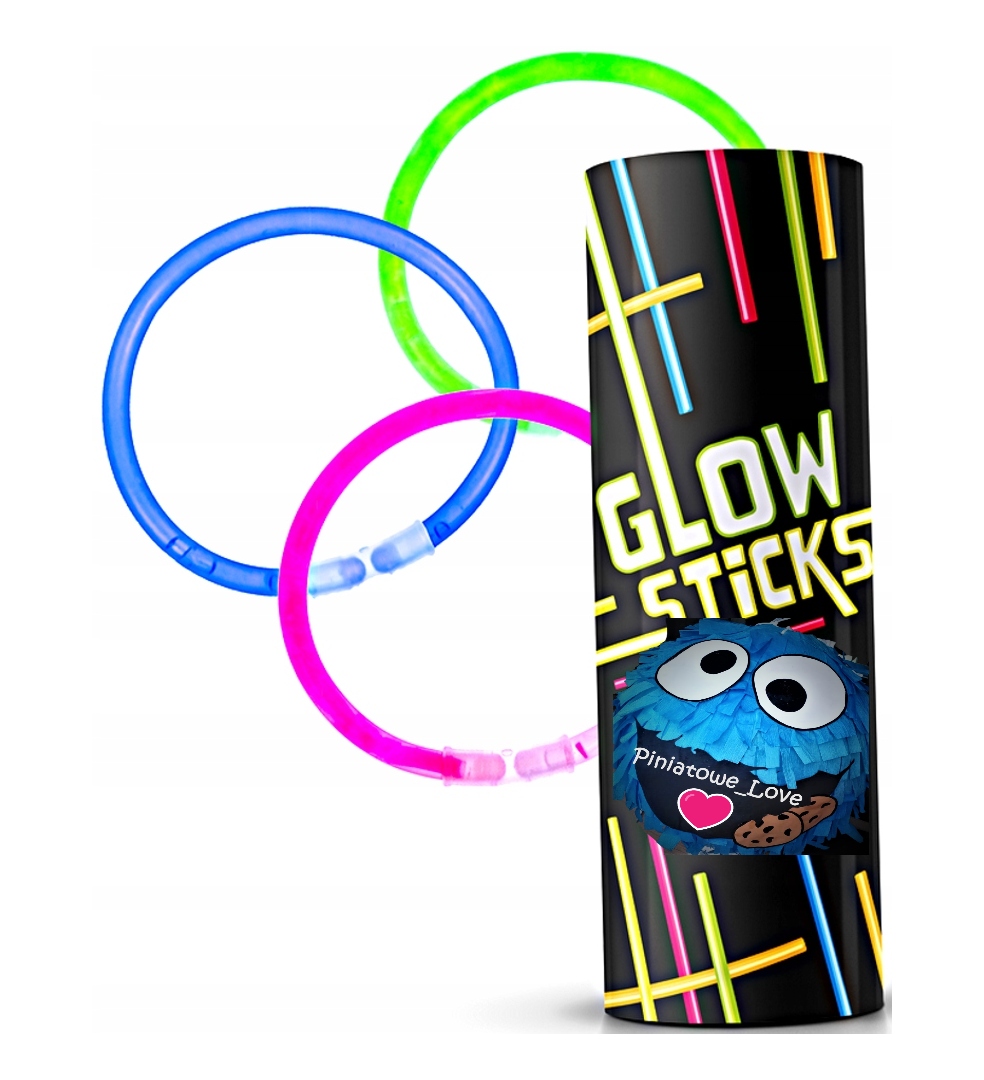 

Bransoletki Opaski Fluorescencyjne Urodziny 1szt