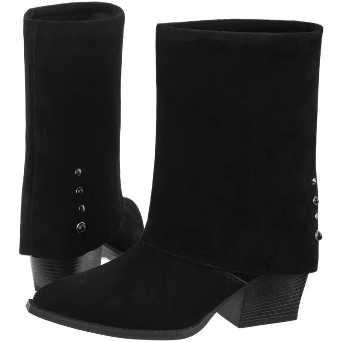 Dámské Kotníkové Boty na podpatku Venezia černé V443-00820-02BLA černé