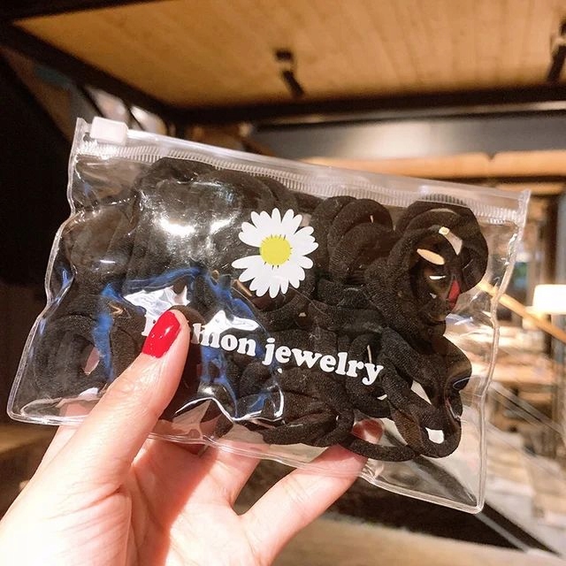 GUMECZKI GUMKI FROTKI DO WŁOSÓW DLA DZIEWCZYNKI DLA DZIECI MAŁE czarne 50sz Stan opakowania oryginalne