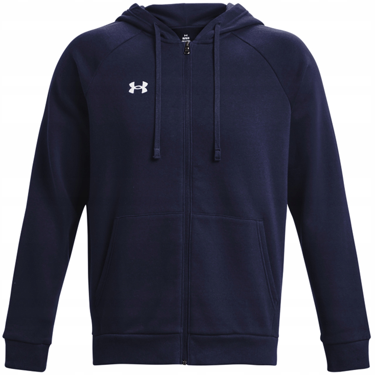 M Pánská mikina Under Armour Rival Fleece Fz Hoodie tmavě modrá 1379767 410 M