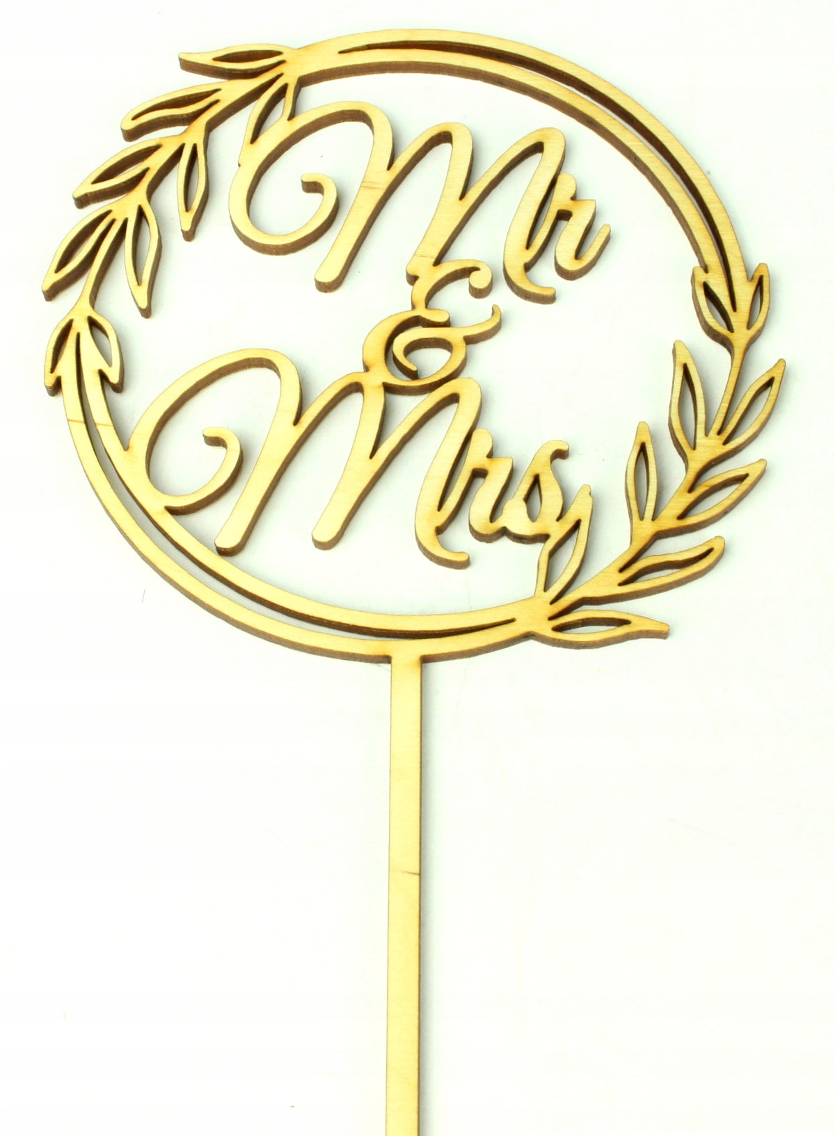 

Topper Na Tort 10 x 17 cm Mr & Mrs Flora Eko