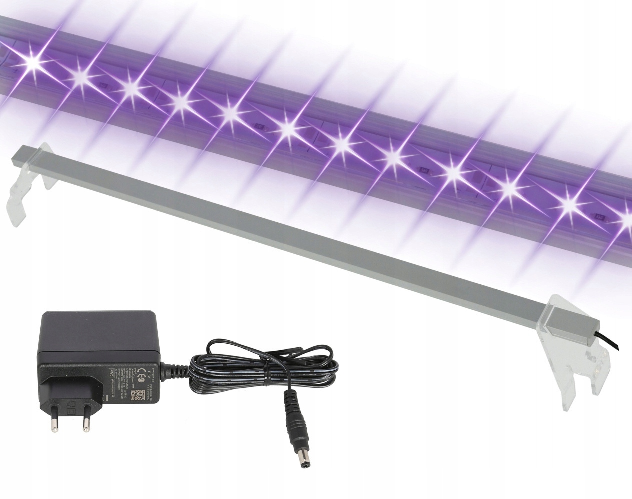 Levně Led osvětlení do akvária lampa Belka Led 30 cm Fialová Uv Ultra Slim