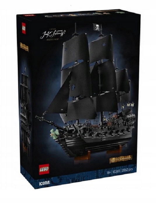 Lego 10365 Icons Loď Piráti Z Karibiku Černá Perla Jack Sparrow