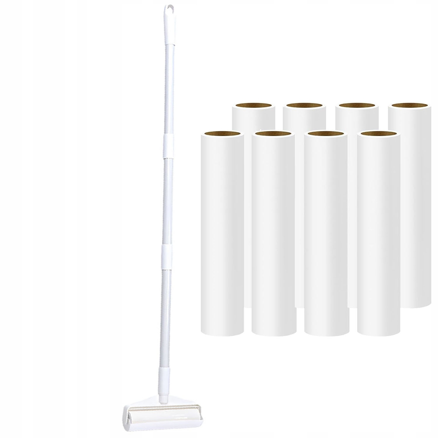 Levně Váleček na odstraňování zvířecích chlupů s 8 vložkami 124 cm Vysoká kvalita