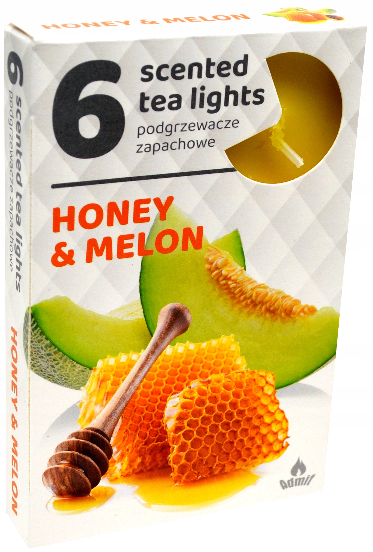 Podgrzewacze zapachowe 6 sztuk, zapach MIÓD MELON