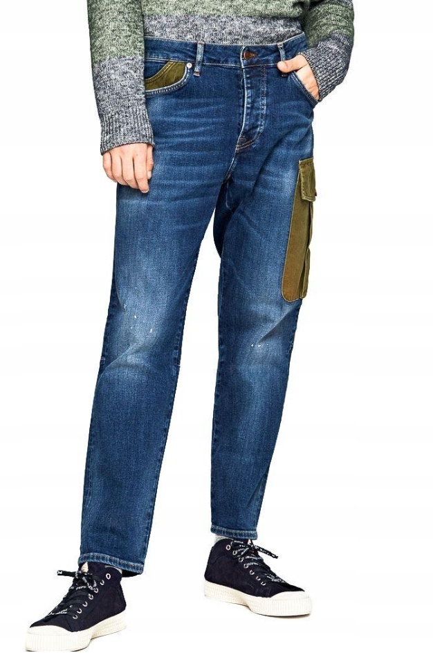Pepe Jeans Pánské Džínové Kalhoty Modré 32/30 1Z8D1_D*