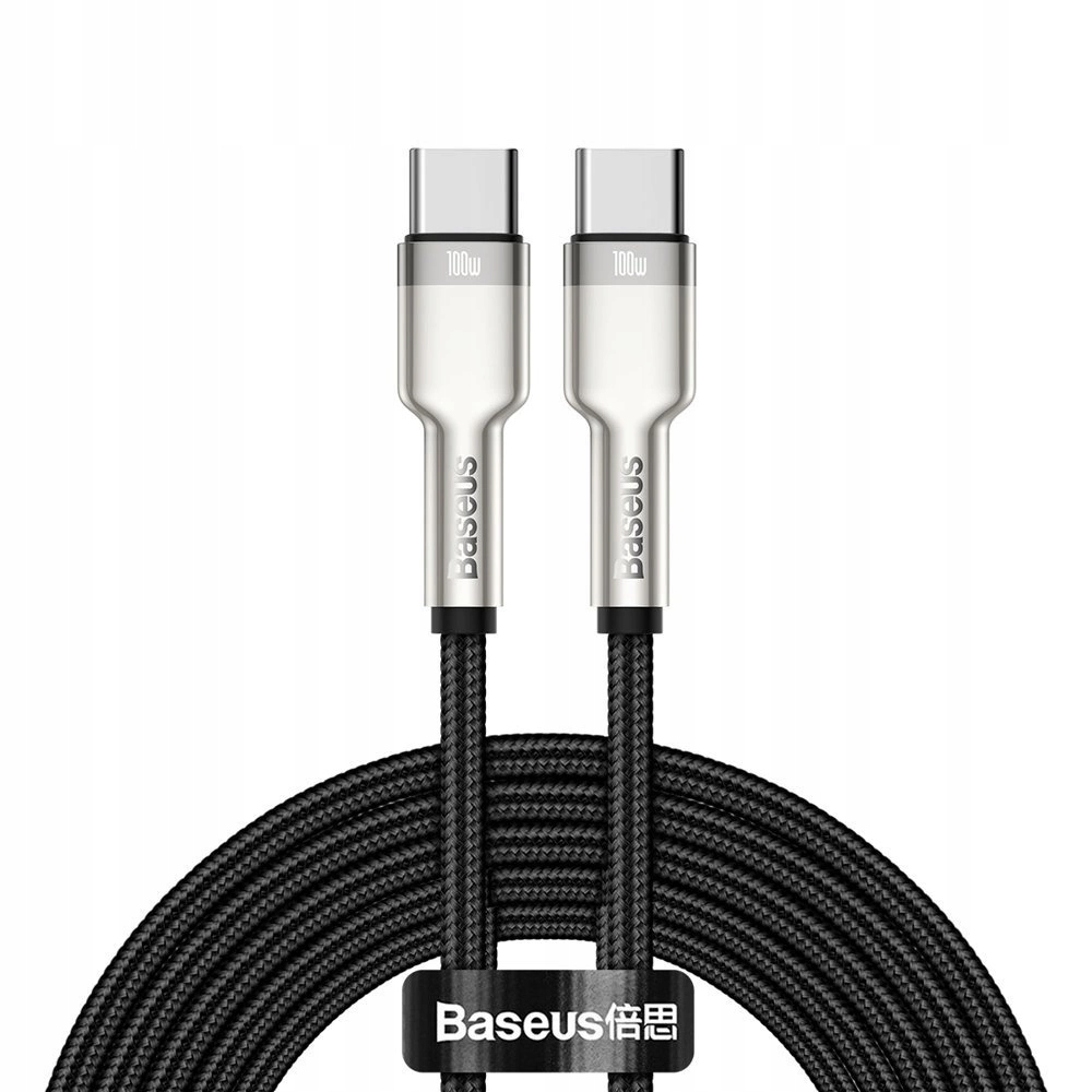 Кабель Baseus USB Type C - USB Type C 2 м Черный