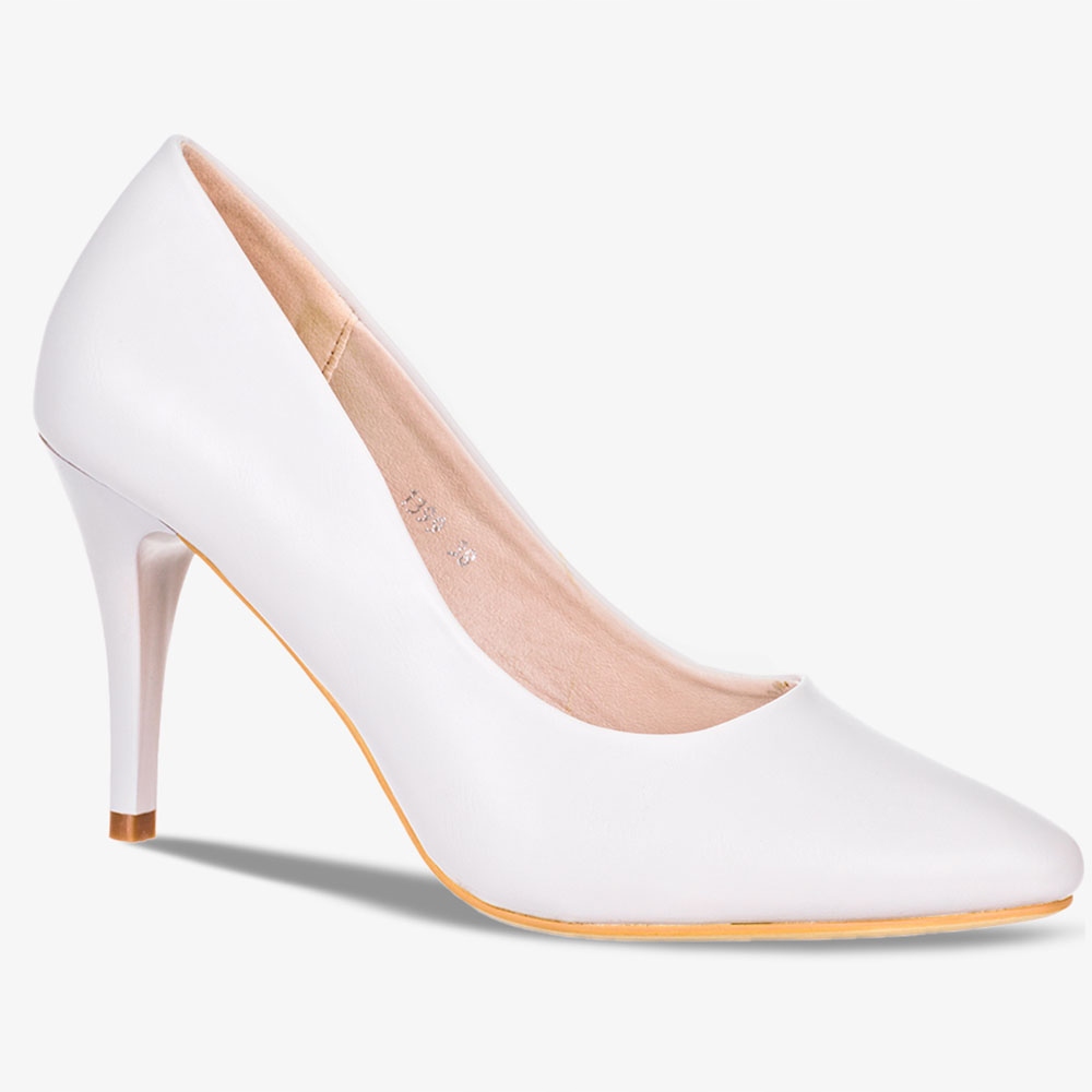 WYGODNE CZÓŁENKA SZPILKI ZE SKÓRZANĄ WKŁADKĄ r 40 Rozmiar 40