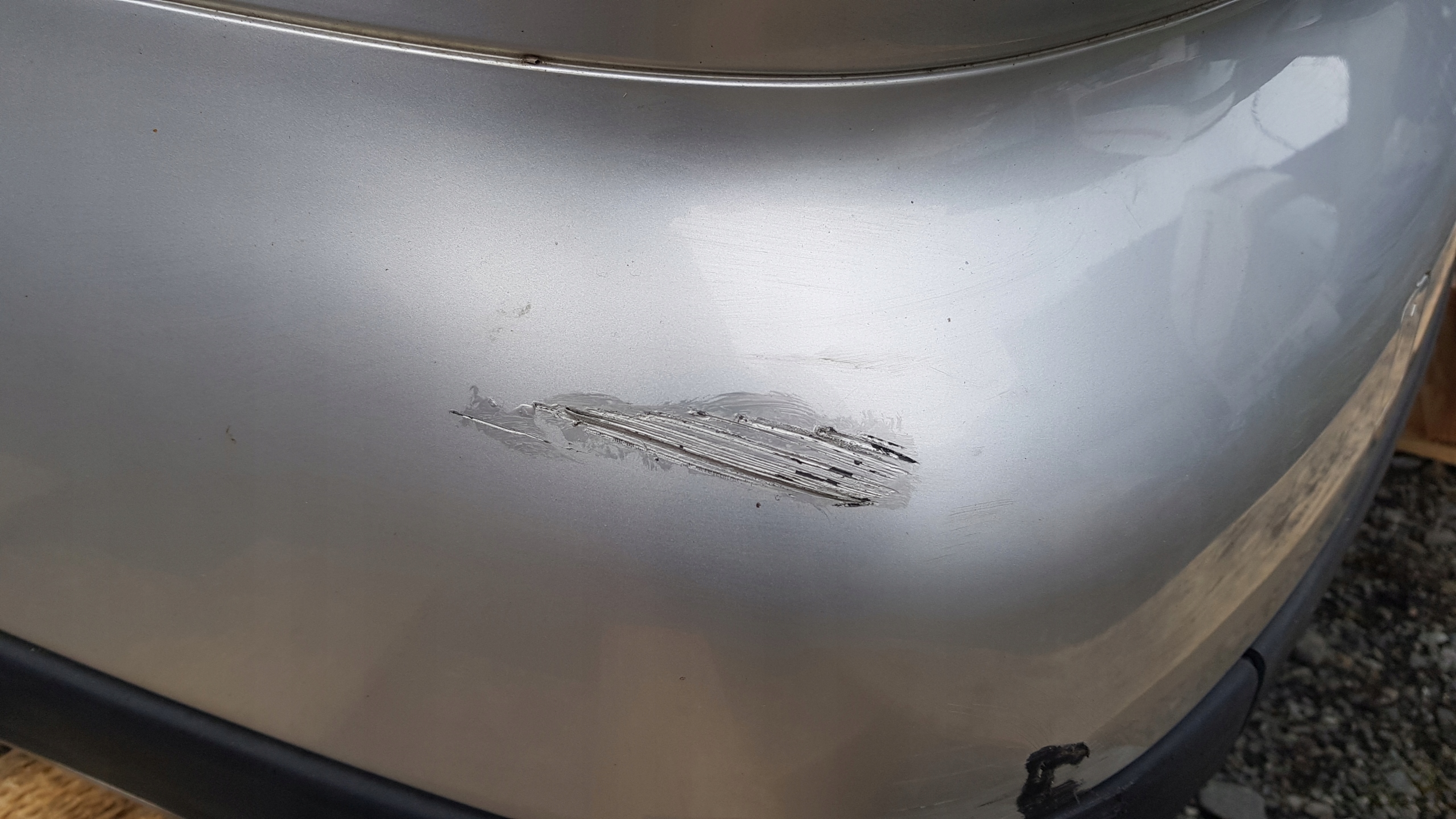 BMW E39 Stoßstange heck TITANSILBER PDC TOURING