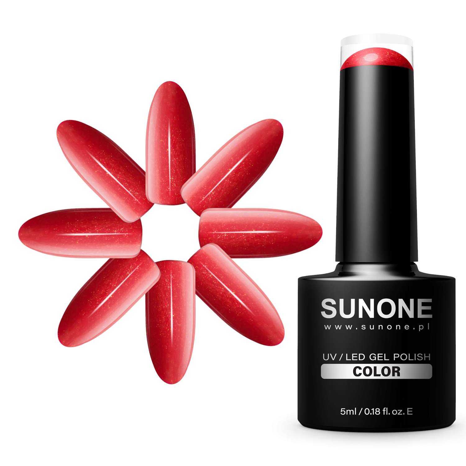 

Sunone Czerwony Lakier Hybrydowy C08 Chloe