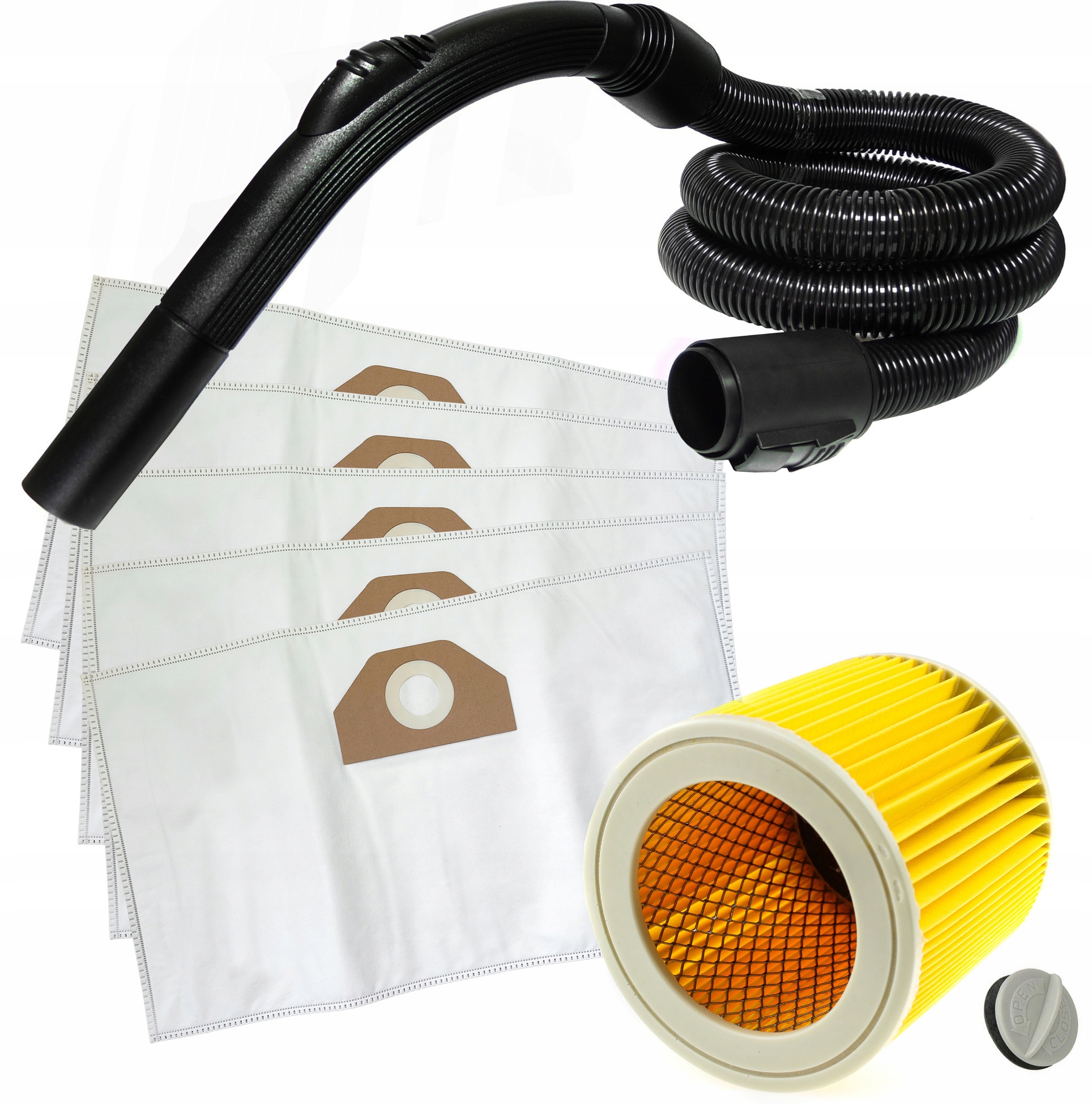 Worki Filtr Wąż Do Odkurzacza Karcher Wd 3 3.200 3.300 3.500 MV3 Se WD3