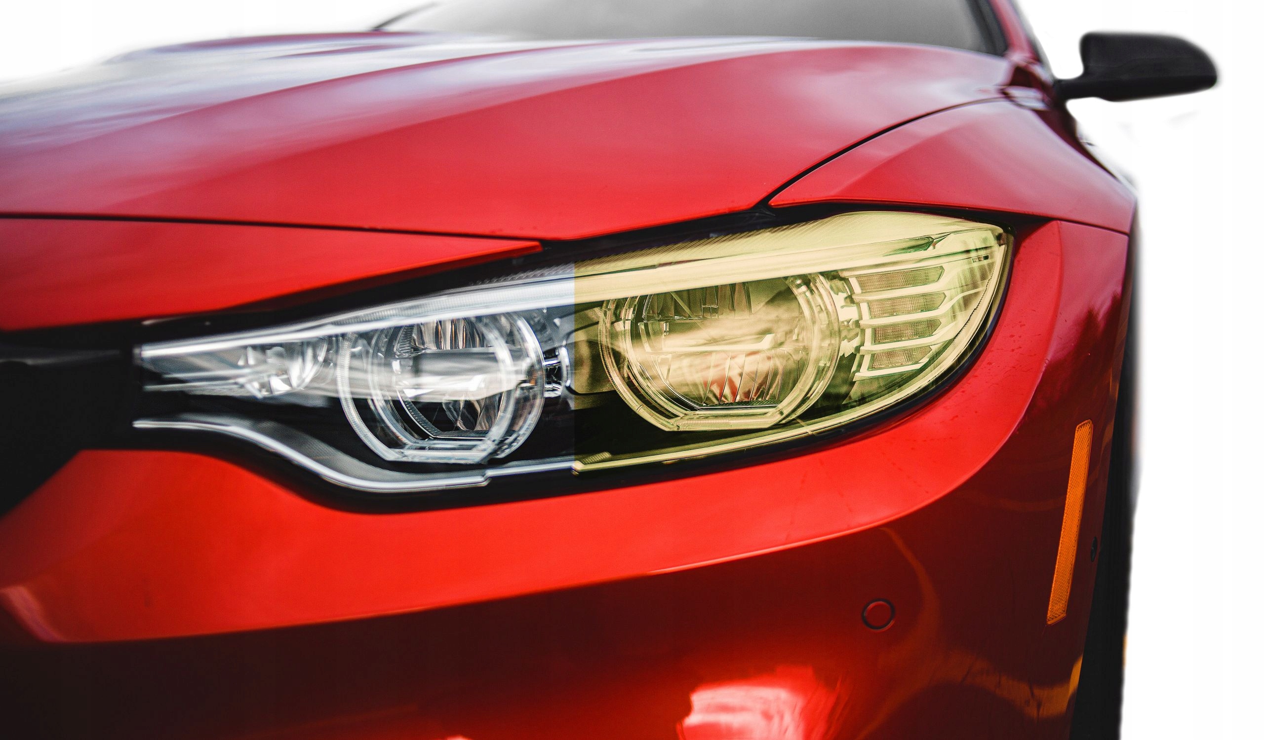 Folia Do Przyciemniania Lamp Tuning Samochodowy Kolor żółty